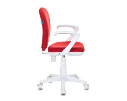 Кресло детское Бюрократ KD-W10AXSN красный 26-22 крестовина пластик пластик белый-foto3