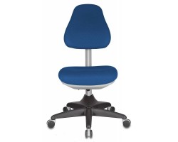 Кресло детское Бюрократ KD-2 синий TW-10 крестовина пластик-foto2