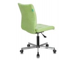 Кресло Бюрократ CH-330M светло-салатовый Velvet 81 крестовина металл хром-foto4