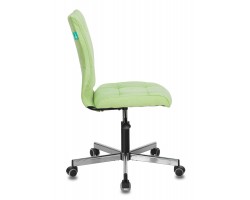 Кресло Бюрократ CH-330M светло-салатовый Velvet 81 крестовина металл хром-foto3