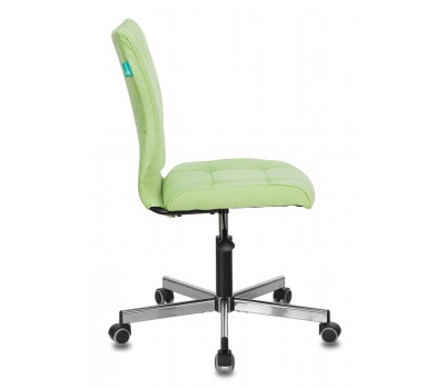 Кресло Бюрократ CH-330M светло-салатовый Velvet 81 крестовина металл хром