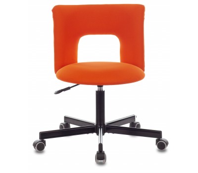 Кресло Бюрократ KF-1M оранжевый 26-29-1 крестовина металл черный