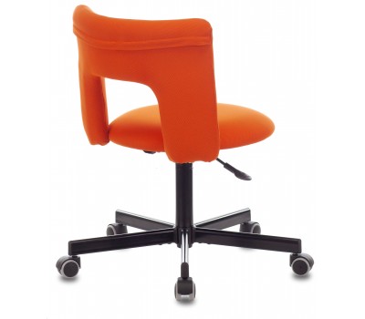 Кресло Бюрократ KF-1M оранжевый 26-29-1 крестовина металл черный