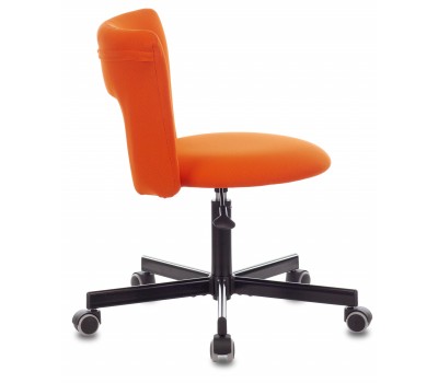 Кресло Бюрократ KF-1M оранжевый 26-29-1 крестовина металл черный