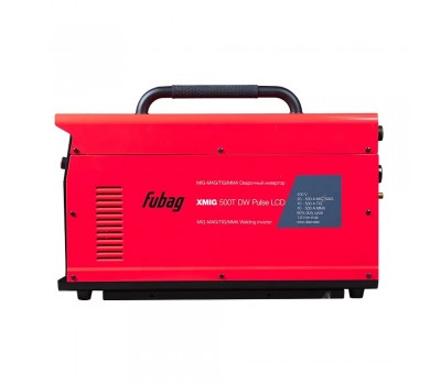 FUBAG Сварочный полуавтомат инвертор XMIG 500T DW PULSE + Подающий механизм DRIVE XMIG DW PULSE + Горелка FB 550W 3m + Блок жидкостного охлаждения Cool XMIG + Шланг-пакет 5 метров 70мм2 14 pol с жидкостным охлаждением + Тележка XMIG