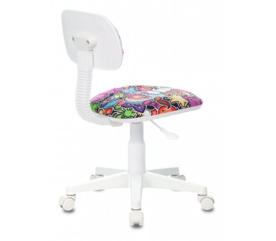 Кресло детское Бюрократ CH-W201NX мультиколор маскарад крестовина пластик пластик белый