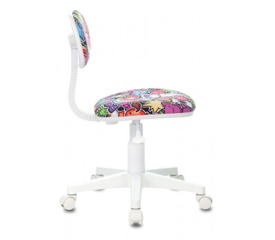 Кресло детское Бюрократ CH-W201NX мультиколор маскарад крестовина пластик пластик белый