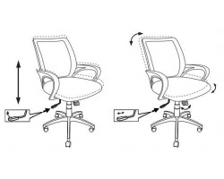 Кресло Бюрократ CH-W695N салатовый TW-03A TW-18 сетка/ткань крестовина пластик пластик белый-foto6