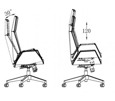Кресло руководителя Бюрократ _OPTIMUM черный эко.кожа крестовина алюминий пластик белый
