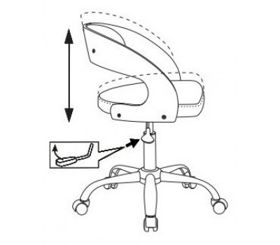 Кресло Бюрократ CH-370SL черный эко.кожа крестовина металл хром