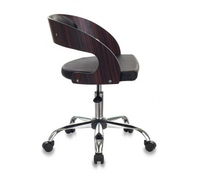 Кресло Бюрократ CH-370SL черный эко.кожа крестовина металл хром