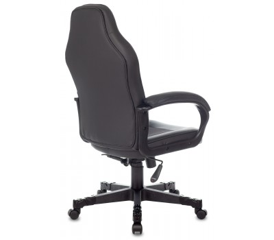 Кресло игровое Zombie GAME 17 черный текстиль/эко.кожа крестовина пластик