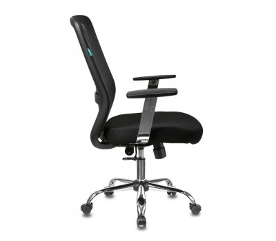 Кресло Бюрократ CH-899SL черный TW-01 сиденье черный TW-11 сетка/ткань крестовина металл хром