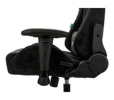 Кресло игровое Zombie VIKING KNIGHT Fabric черный Light-20 с подголов. крестовина металл