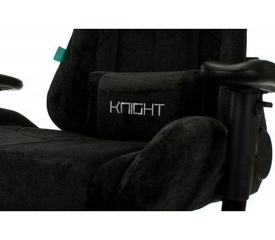 Кресло игровое Zombie VIKING KNIGHT Fabric черный Light-20 с подголов. крестовина металл