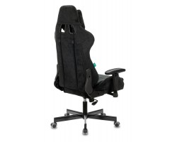 Кресло игровое Zombie VIKING KNIGHT Fabric черный Light-20 с подголов. крестовина металл-foto4