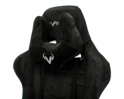 Кресло игровое Zombie VIKING KNIGHT Fabric черный Light-20 с подголов. крестовина металл-foto10