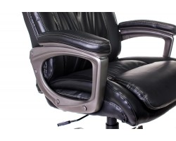 Кресло руководителя Бюрократ T-9914 черный рец.кожа/кожзам крестовина пластик пластик серебро-foto6