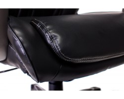 Кресло руководителя Бюрократ T-9914 черный рец.кожа/кожзам крестовина пластик пластик серебро-foto7