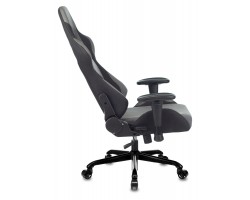 Кресло игровое Zombie 771N серый/черный с подголов. крестовина металл черный-foto15