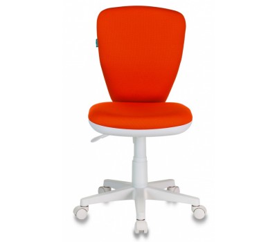 Кресло детское Бюрократ KD-W10 оранжевый 26-29-1 крестовина пластик пластик белый