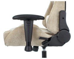 Кресло игровое Zombie VIKING KNIGHT Fabric песочный Light-21 с подголов. крестовина металл-foto12