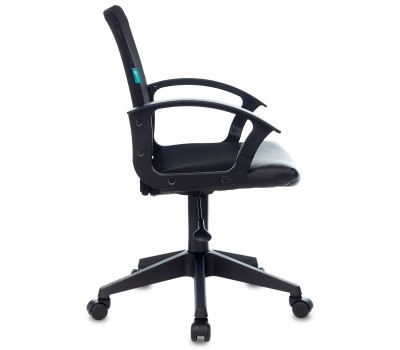 Кресло Бюрократ CH-590 черный сиденье черный эко.кожа/сетка крестовина пластик