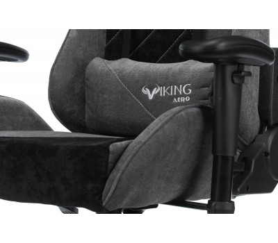 Кресло игровое Zombie VIKING X Fabric серый/черный с подголов. крестовина пластик Кресло игровое Zombie VIKING X Fabric серый/черный с подголов. крестовина пластик