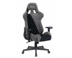 Кресло игровое Zombie VIKING X Fabric серый/черный с подголов. крестовина пластик-foto13