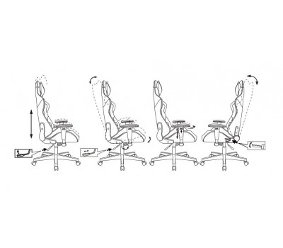 Кресло игровое Zombie VIKING X Fabric серый/черный с подголов. крестовина пластик Кресло игровое Zombie VIKING X Fabric серый/черный с подголов. крестовина пластик