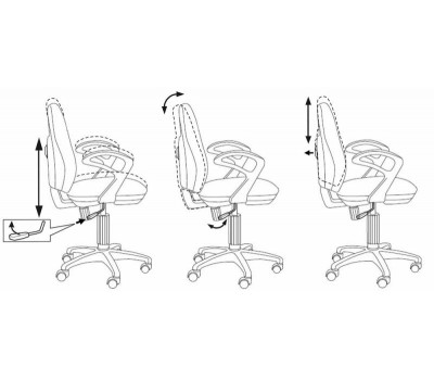 Кресло Бюрократ Ch-513AXN черный крестовина пластик