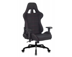 Кресло игровое Zombie 771N черный с подголов. крестовина металл черный-foto12