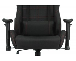 Кресло игровое Zombie 771N черный с подголов. крестовина металл черный-foto6