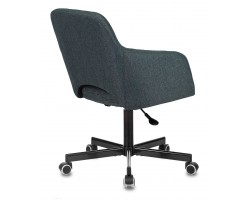 Кресло Бюрократ CH-380M синий шторм 38-416 крестовина металл-foto4