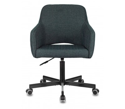 Кресло Бюрократ CH-380M синий шторм 38-416 крестовина металл