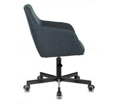 Кресло Бюрократ CH-380M синий шторм 38-416 крестовина металл