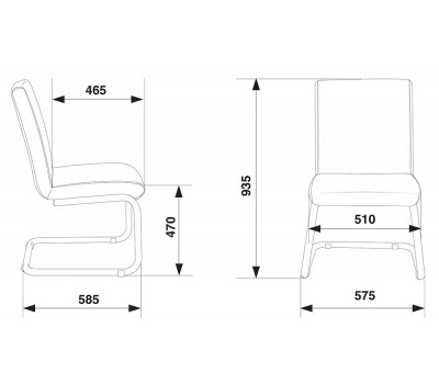 Кресло Бюрократ CH-250-V зеленый эко.кожа полозья металл хром