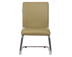 Кресло Бюрократ CH-250-V зеленый эко.кожа полозья металл хром-foto2