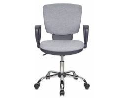 Кресло Бюрократ Ch-626AXSL серый 10-128 крестовина металл хром-foto2