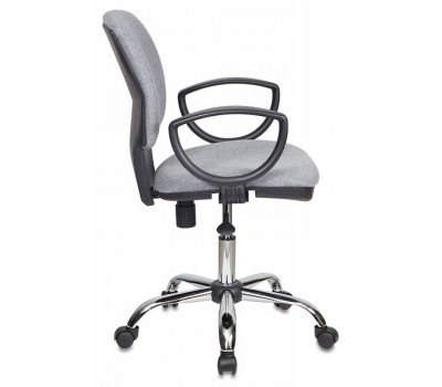 Кресло Бюрократ Ch-626AXSL серый 10-128 крестовина металл хром