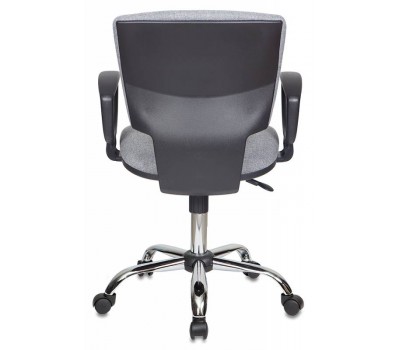 Кресло Бюрократ Ch-626AXSL серый 10-128 крестовина металл хром