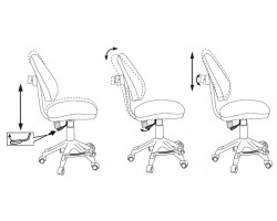 Кресло детское Бюрократ KD-4-F зеленый карандаши крестовина пластик подст.для ног-foto6