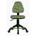 Кресло детское Бюрократ KD-4-F зеленый карандаши крестовина пластик подст.для ног