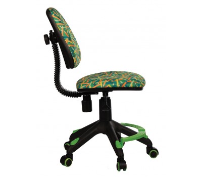 Кресло детское Бюрократ KD-4-F зеленый карандаши крестовина пластик подст.для ног Кресло детское Бюрократ KD-4-F зеленый карандаши крестовина пластик подст.для ног