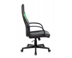 Кресло игровое Zombie RUNNER черный/зеленый эко.кожа крестовина пластик-foto3