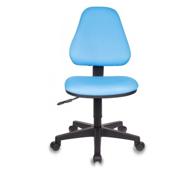 Кресло детское Бюрократ KD-4 голубой TW-55 крестовина пластик