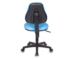 Кресло детское Бюрократ KD-4 голубой TW-55 крестовина пластик-foto4