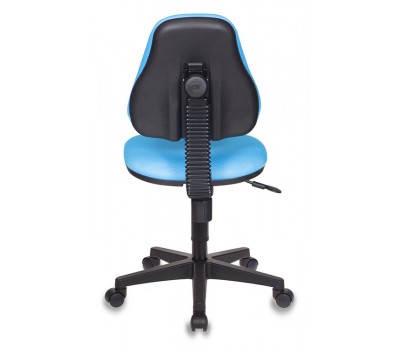 Кресло детское Бюрократ KD-4 голубой TW-55 крестовина пластик