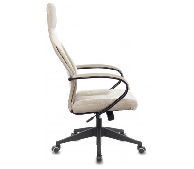 Кресло руководителя Бюрократ CH-608Fabric песочный Light-21 крестовина пластик