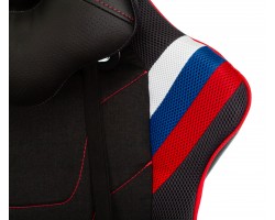 Кресло игровое Zombie VIKING 4 AERO белый/синий/красный текстиль/эко.кожа с подголов. крестовина пластик-foto8